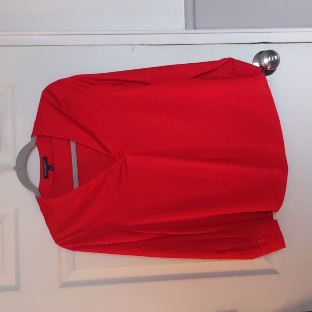 Banana Republic red blouse
